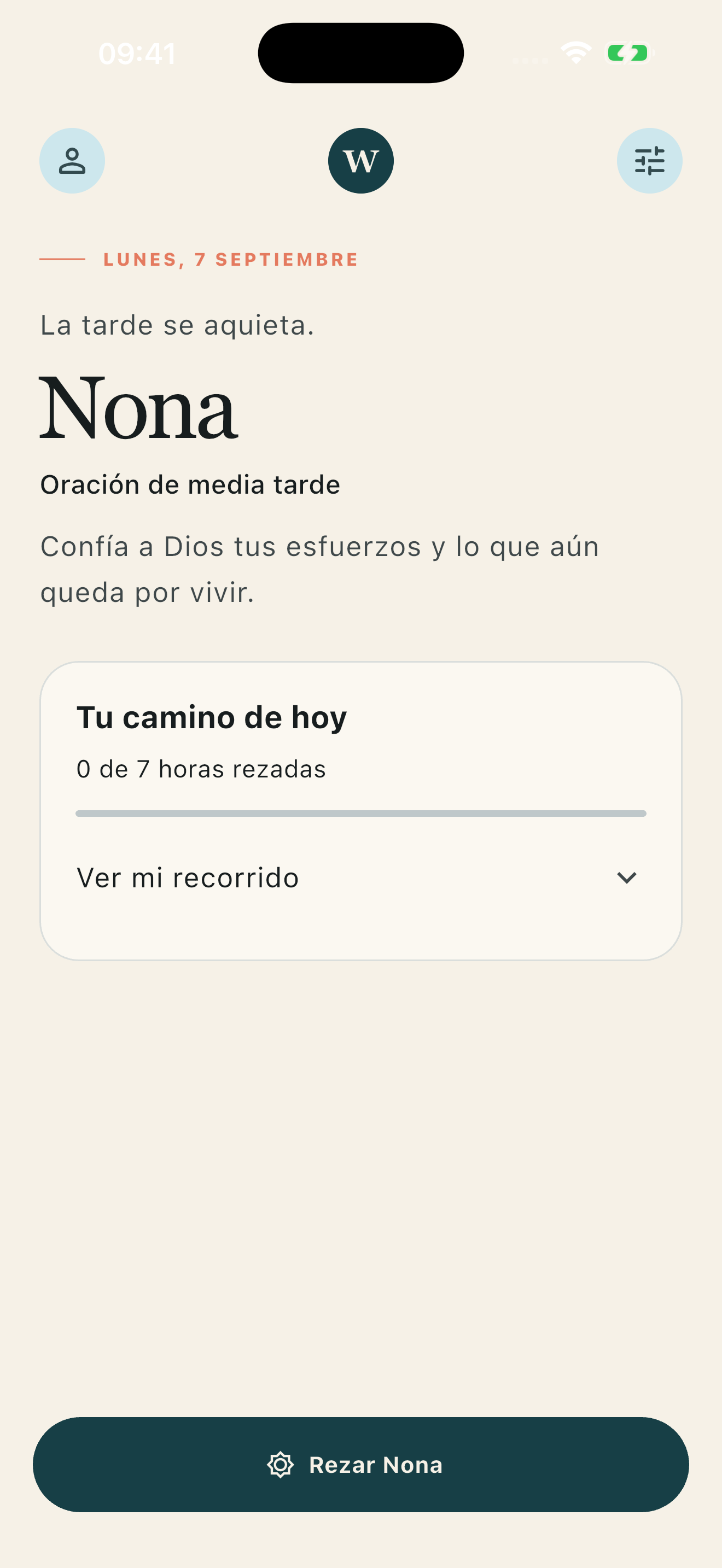 Captura real de Liturgia de las Horas